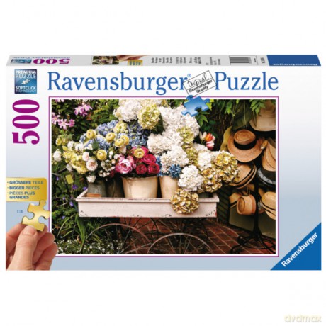 RAVENSBURGER 500 el. XXL Kwiecisty taras [PUZZLE]