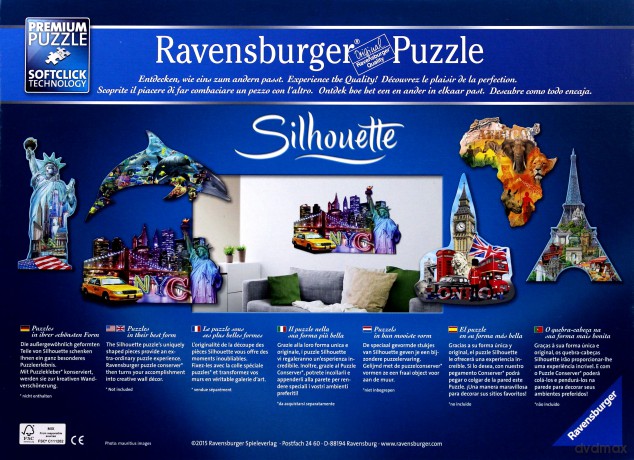 RAVENSBURGER 960 el. Wieża Eiffla [PUZZLE]