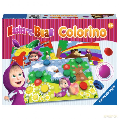 RAVENSBURGER Masza i Niedźwiedź Colorino [GRA]