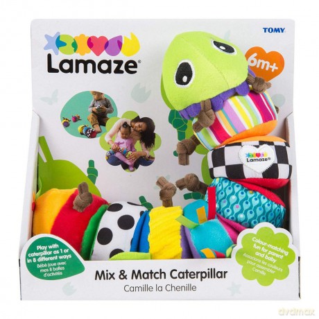 TOMY Lamaze Gąsienica mix and match