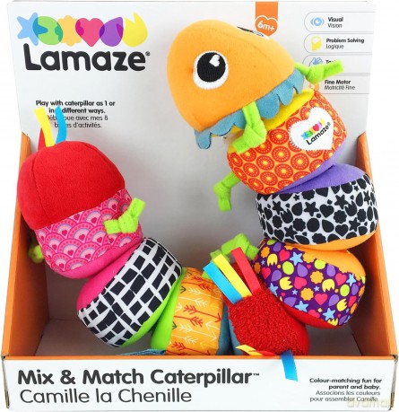 TOMY Lamaze Gąsienica mix and match