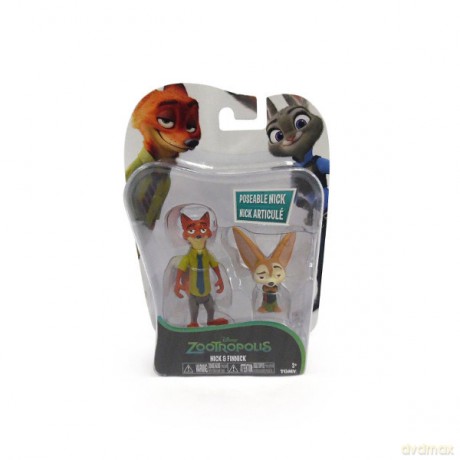 TOMY Zwierzogród 2 pak, Nick i Finnick [FIGURKA]