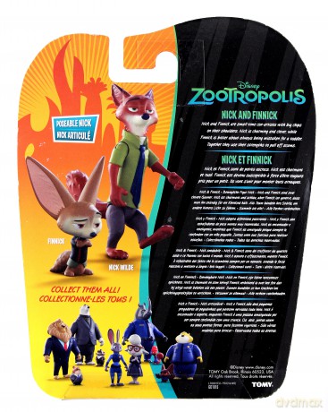 TOMY Zwierzogród 2 pak, Nick i Finnick [FIGURKA]