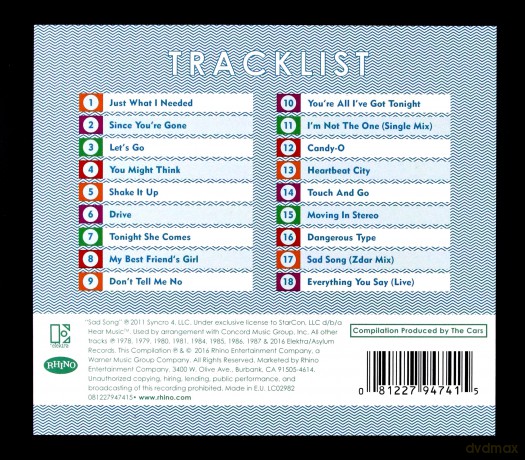 Cars: Moving In Stereo: The Best Of The Cars [CD]