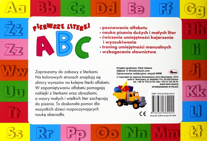ABC Pierwsze literki [KSIĄŻKA]