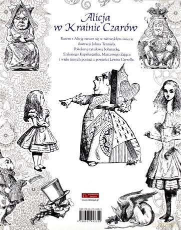 Antystresowa kolorowanka. Alicja w krainie Czarów [KSIĄŻKA]