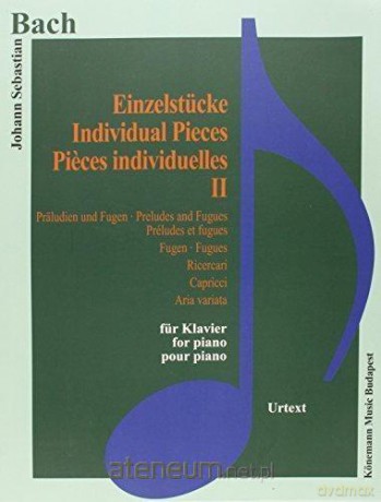 Bach. Einzelstucke 2 fur Klavier [KSIĄŻKA]