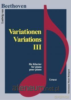Beethoven. Variationen III fur Klavier [KSIĄŻKA]