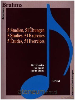 Brahms. 5 Studien, 51 Ubungen fur Klavier [KSIĄŻKA]