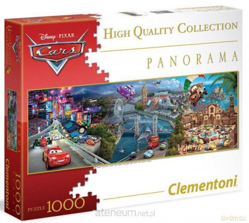 CLEMENTONI 1000 el. HQ Panorama Auta [PUZZLE]