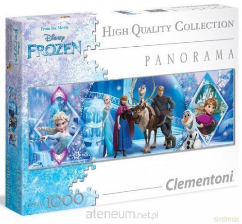 CLEMENTONI 1000 el. HQ Panorama Kraina Lodu [PUZZLE]