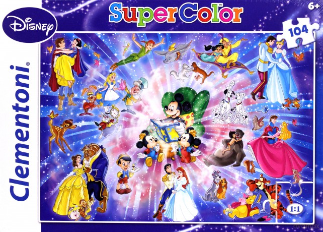 CLEMENTONI 104 el. Disney Family [PUZZLE]