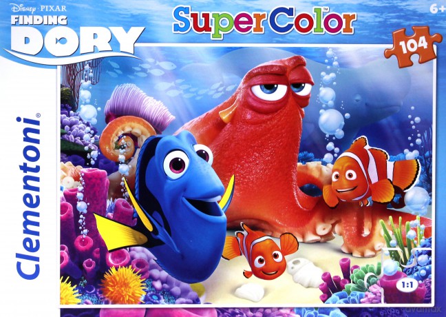CLEMENTONI 104 el. Gdzie jest Dory [PUZZLE]