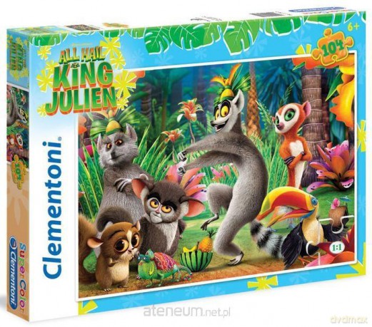 CLEMENTONI 104 el. Król Julian [PUZZLE]