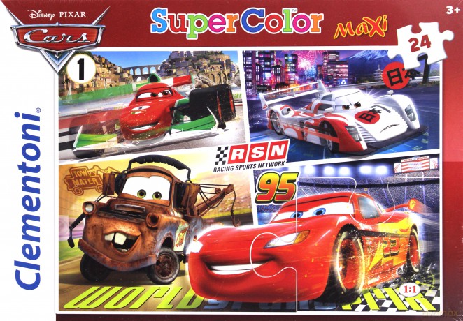 CLEMENTONI 24 el. Maxi Auta 2 [PUZZLE]