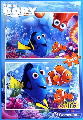 CLEMENTONI 2x60 el. Gdzie jest Dory [PUZZLE]
