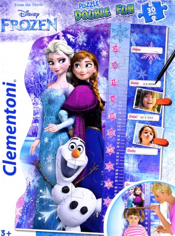 CLEMENTONI 30 el. Maxi Miarka Kraina Lodu [PUZZLE]