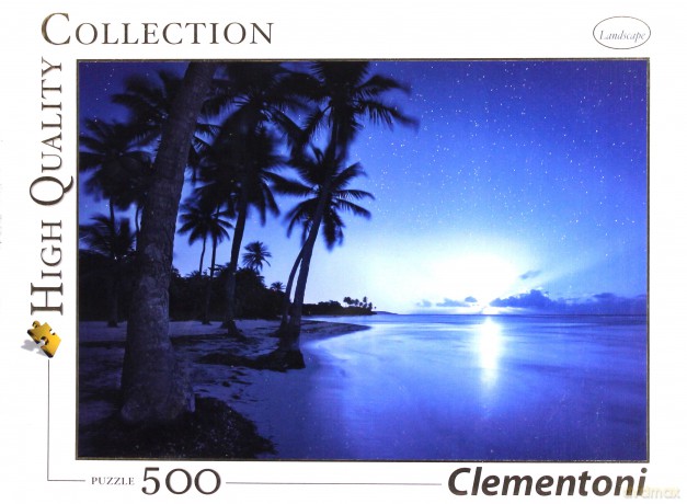 CLEMENTONI 500 el. HQ Rising moon [PUZZLE]