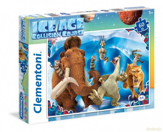 CLEMENTONI 60 el. Epoka Lodowcowa [PUZZLE]