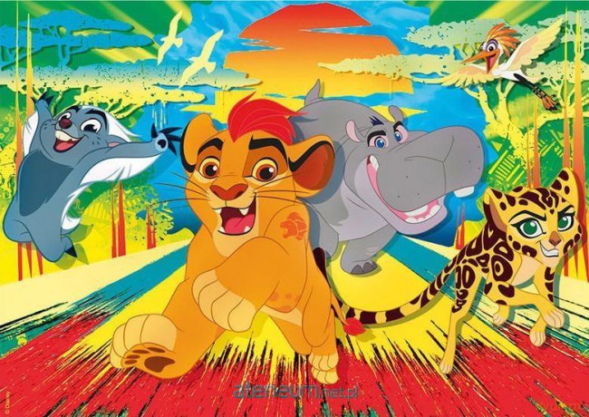 CLEMENTONI 60 el. Król Lew - Lwia Straż [PUZZLE]