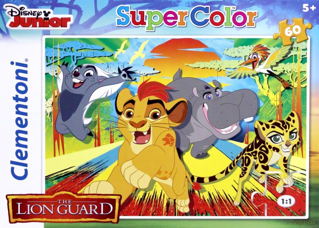CLEMENTONI 60 el. Król Lew - Lwia Straż [PUZZLE]