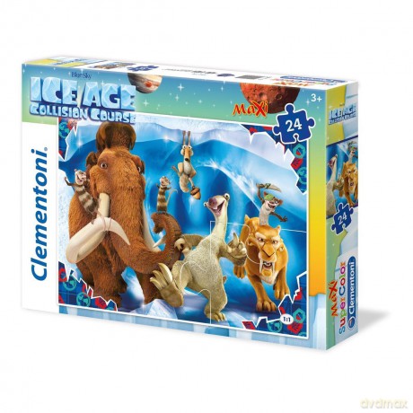 CLEMENTONI Maxi 24 el. Epoka Lodowcowa [PUZZLE]