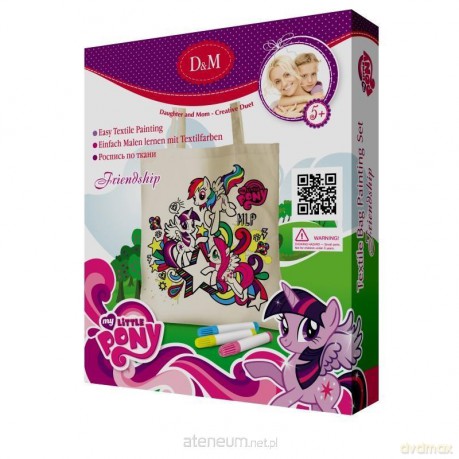 D&M Pomaluj płócienną torbę z kucykiem Pony
