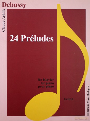 Debussy. 24 Preludes fur Klavier [KSIĄŻKA]