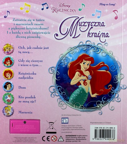 Disney Księżniczka. Muzyczna kraina [KSIĄŻKA]