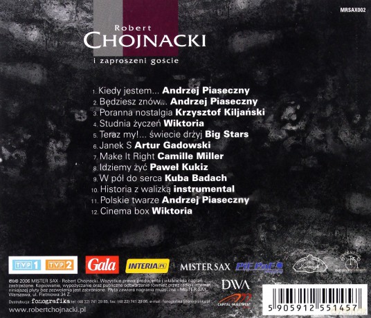 Robert Chojnacki: Saxophonic [CD]
