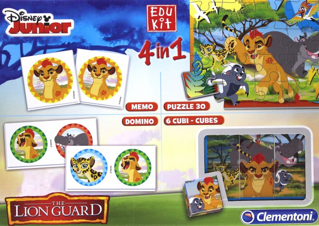 CLEMENTONI EduKit 4w1 Król Lew [GRA]