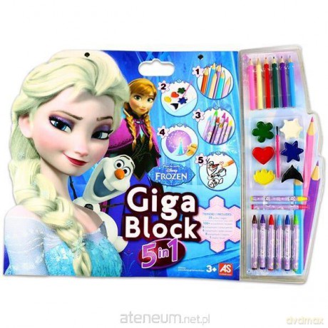 Giga Block - Zestaw dla artysty 5w1 - Frozen