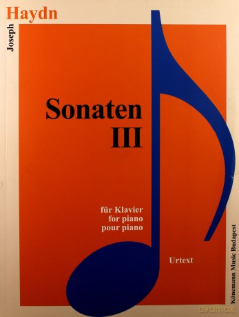 Haydn. Sonaten III fur Klavier [KSIĄŻKA]