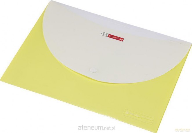 Koperta Focus C335 A4 2 kieszenie żółta