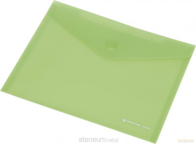 Koperta Focus C4535 A4 przezroczysta zielona