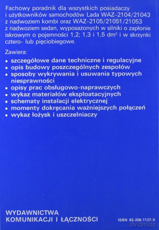 Lada Waz 2104, 2105 [KSIĄŻKA]