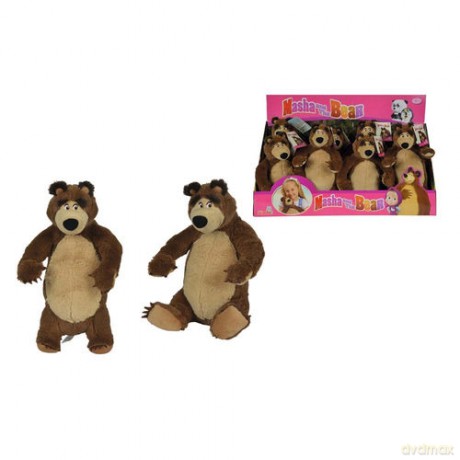 Masza pluszowy niedźwiedź 25 cm, 2 rodzaje