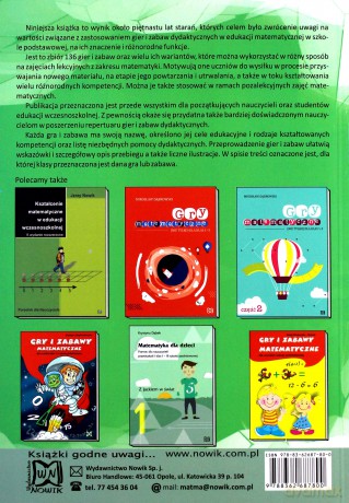 Matematyka w zabawach i grach w szkole podstawowej - Eva Krejov [KSIĄŻKA]