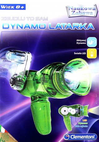 CLEMENTONI Naukowa zabawa. Dynamo Latarka