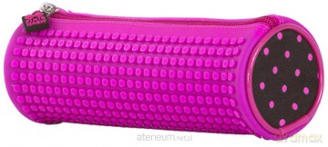 Pixelbags Piórnik silikonowy tuba - fuksja