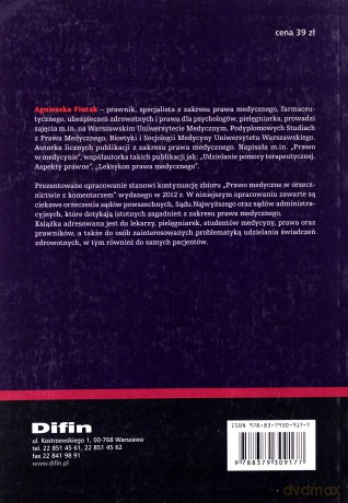 Prawo medyczne w orzecznictwie z komentarzem cz. 2 - Agnieszka Fiutak [KSIĄŻKA]