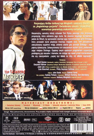 Utalentowany Pan Ripley (polski lektor) [DVD]