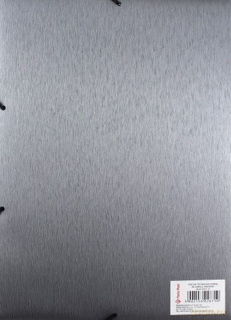Teczka na gumkę A4 Focus Simple srebrna