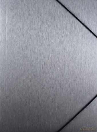 Teczka na gumkę A4 Focus Simple srebrna