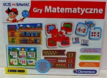 CLEMENTONI Uczę się bawiąc. Gry Matematyczne 2