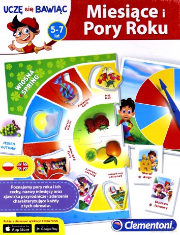 CLEMENTONI Uczę się bawiąc. Miesiące i Pory Roku 2