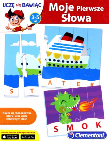 CLEMENTONI Uczę się bawiąc. Moje pierwsze słowa