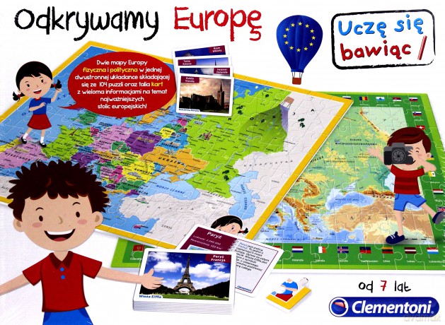 CLEMENTONI Uczę się bawiąc. Odkrywamy Europę