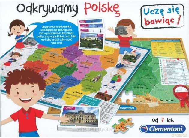 CLEMENTONI Uczę się bawiąc. Odkrywamy Polskę