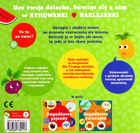 Zagadkowe warzywa i owoce [KSIĄŻKA]